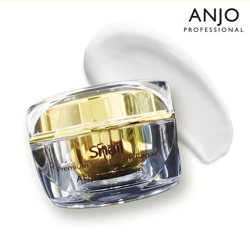 [ANJO] Premium Snail Repair Cream 50g - 250mg Snail Mucin, Boosts Collagen & Elastin for Firm, Hydrated Skin - Made in Korea